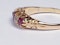 Antique ruby and diamond five stone ring  DBGEMS - image 6