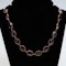 Full size amethyst necklace in 18 ct gold. Total amethysts 250 ct est. - image 1