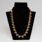 18 ct gold fringe necklace - image 1