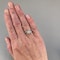1950's, 18ct White\Yellow Gold and Diamond stone set Ring, SHAPIRO & Co since1979 - image 2