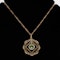 Edwardian peridot and pearl lattice design pendant/necklet. - image 1
