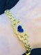 18K yellow gold 2.00ct Natural Blue Sapphire and 1.00ct Diamond Bracelet - image 5