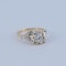 1950's, 18ct White\Yellow Gold and Diamond stone set Ring, SHAPIRO & Co since1979 - image 9