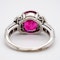 Burma ruby and diamond cluster ring with certificate - image 3
