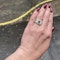 1920's, Platinum & 18ct White Gold, Emerald & Diamond stone set Ring, SHAPIRO & Co since1979 - image 5