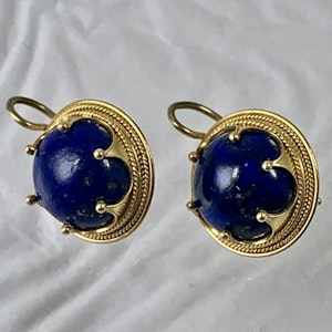 Lapis earrings