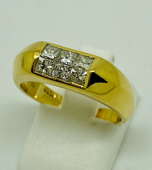 18K yellow gold 0.70ct Diamond Ring - image 2