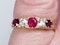 Antique Ruby and Diamond Ring  DBGEMS - image 1