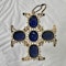 1820 gold and lapis pendant - image 2