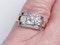 Art Deco Diamond Engagement Ring  DBGEMS - image 2