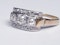 Art Deco Diamond Engagement Ring  DBGEMS - image 3