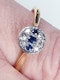 Edwardian Sapphire and Diamond Ring - image 2