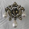 Eighteenth century silver and paste brooch - image 2