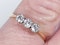 Antique Diamond Three Stone Engagement Ring  DBGEMS - image 4