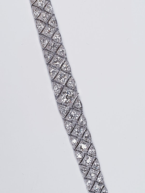Articulated Art Deco Diamond Bracelet  DBGEMS - image 2