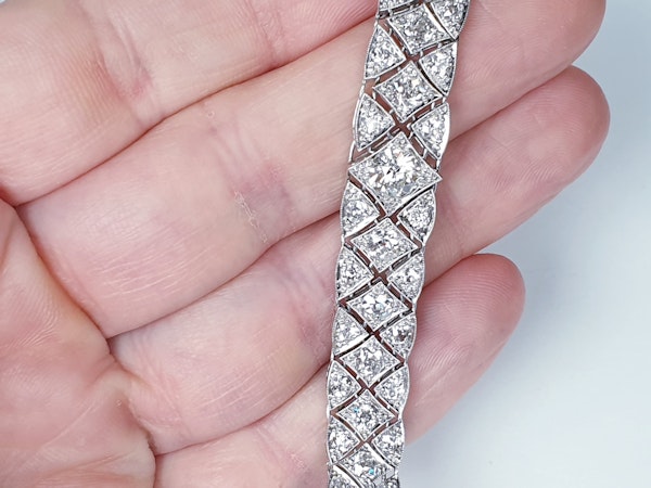 Articulated Art Deco Diamond Bracelet  DBGEMS - image 5