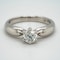 18K white gold 0.58ct Diamond Solitaire Engagement Ring. - image 1