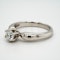 18K white gold 0.58ct Diamond Solitaire Engagement Ring. - image 3