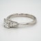 18K white gold 0.51ct Diamond Solitaire Engagement Ring. - image 3