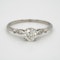 Platinum 0.55ct Diamond Solitaire Engagement Ring - image 1