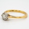 18K yellow gold 0.50ct Diamond Solitaire Engagement Ring. - image 3
