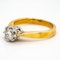 18K yellow gold 0.50ct Diamond Solitaire Engagement Ring - image 3