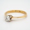 14K yellow gold 0.50ct Diamond Solitaire Engagement Ring. - image 3