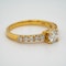 18K yellow gold 0.51ct Diamond Solitaire Engagement Ring - image 2