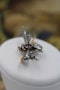 An exceptional 18ct Yellow Gold & Silver French (marked) Diamond and Sapphire Bug Brooch. Circa 1890 - image 2