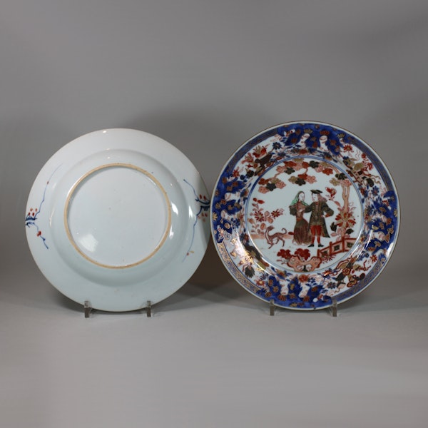 Pair of Chinese verte-imari ‘Governor Duff’ plates, Yongzheng, circa 1725-30 - image 8