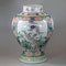 Chinese famille verte baluster vase, Kangxi (1662-1722) - image 2