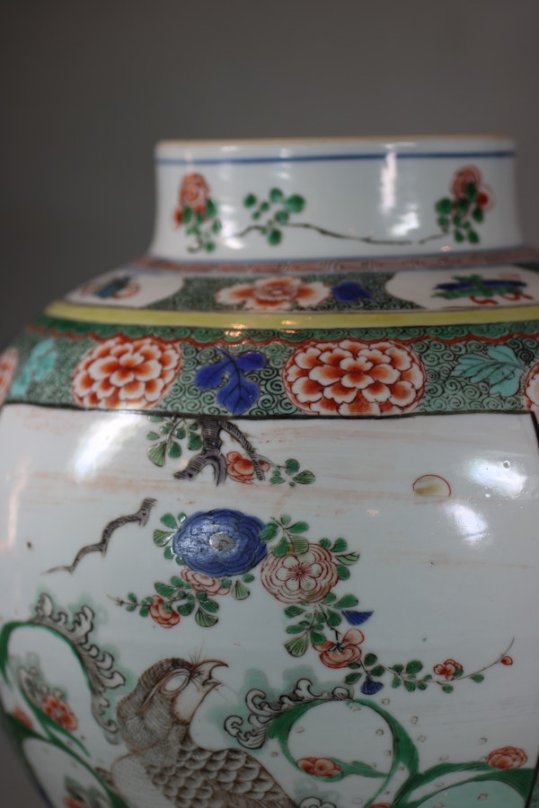 Chinese famille verte baluster vase, Kangxi (1662-1722) - image 6