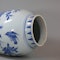 Chinese blue and white transitional jar, circa 1650 - image 5