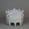 Chinese blanc de chine ‘Marco Polo’ censer and cover, Kangxi (1662-1722) - image 4