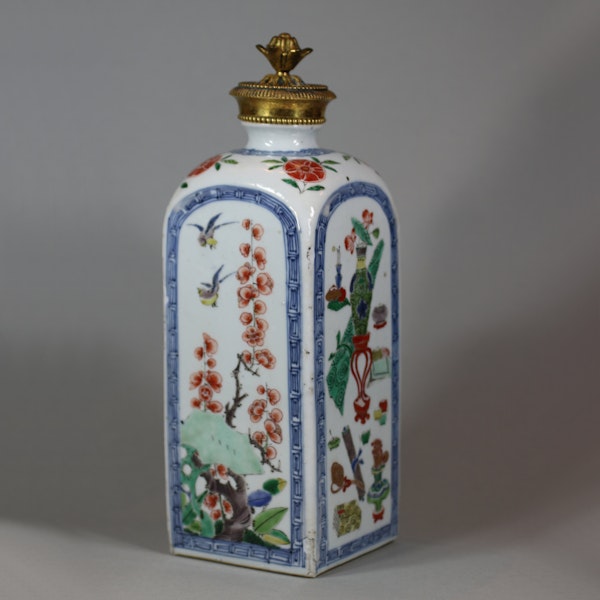 Chinese famille verte gin flask, Kangxi (1662-1722) - image 9