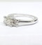 18K white gold, 3-stone 0.95ct Diamond Ring - image 4