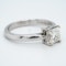 18K white gold 1.03ct Diamond Solitaire Engagement Ring. - image 2