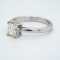 18K white gold 1.03ct Diamond Solitaire Engagement Ring. - image 3