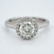 18K white gold 1.05ct Diamond Engagement Ring - image 1