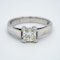 18K white gold 1.01ct Diamond Solitaire Engagement Ring - image 1