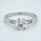 Platinum 1.01ct Diamond Solitaire Engagement Ring - image 1