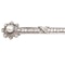 A French Diamond and Pearl Long Brooch - image 2