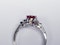 Ruby and Baguette Diamond Ring  DBGEMS - image 3