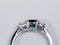 Emerald and diamond engagement ring  DBGEMS - image 3