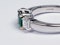 Emerald and diamond engagement ring  DBGEMS - image 1