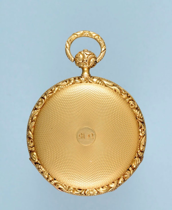 SMALL SWISS QUARTER REPEATING CYLINDER POCKET WATCH - image 4