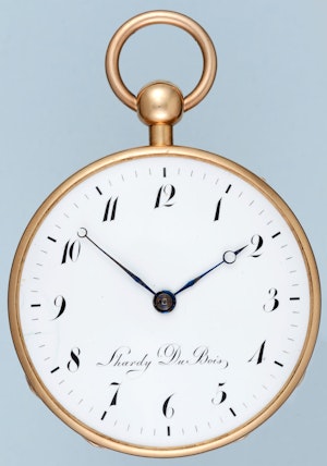 GOLD QUARTER REPEATING CYLINDER POCKET WATCH