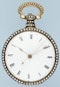ENAMELLED SILVER GILT CHINESE MARKET POCKET WATCH - image 3