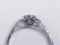 Art Deco Diamond Engagement Ring 3088   DBGEMS - image 4