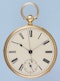 GOLD INDEPENDENT SECONDS LEVER POCKET WATCH - image 1